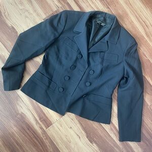 90s DKNY Navy Double-Breasted Blazer